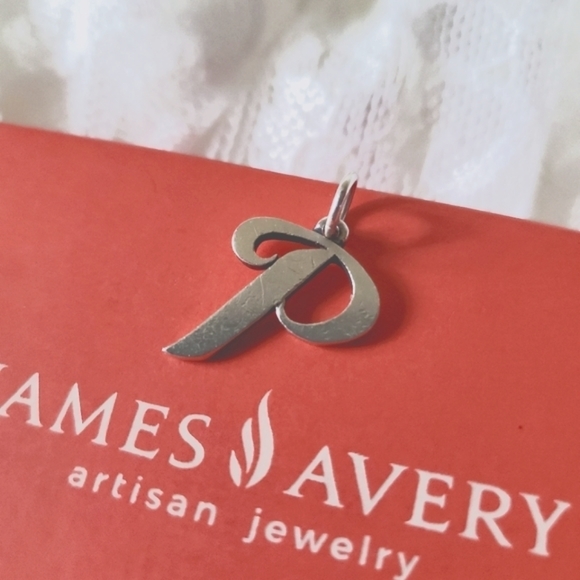 🏷SOLD🏷 James Avery Script P Charm - Picture 2 of 3